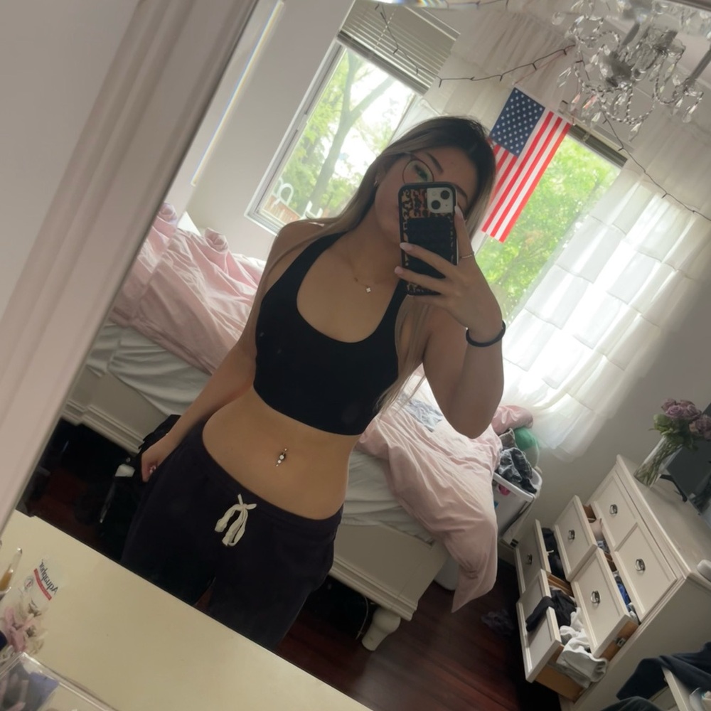 Fabletics Black Sports Bra